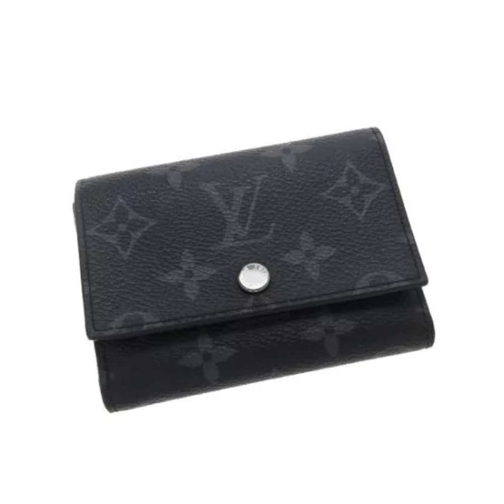 Louis Vuitton Victor Wallet Leather Eclipse Black